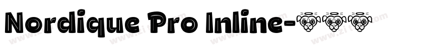 Nordique Pro Inline字体转换